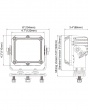 Arbetsbelysning HDV 2 LED 90W