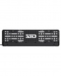 OZZ LP1 Regskyltsh�llare med Ljusramp Svart