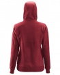 Snickers Zip Hoodie Dam 2806 Chili Röd