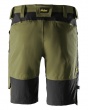 Snickers Shorts 6119 Stretch Khakigr�n/Svart
