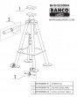 Bahco Pallbock BH3HD20000A 20 ton
