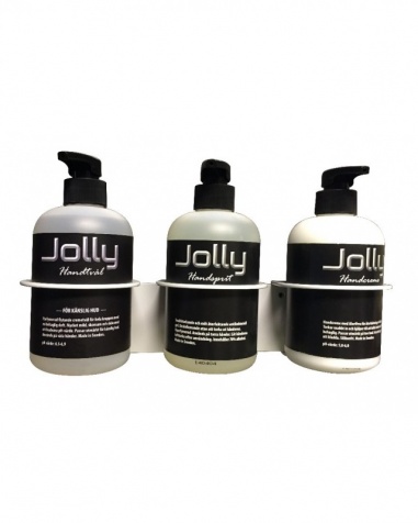 Väggfäste för 3 st. Jolly 0,4 l.