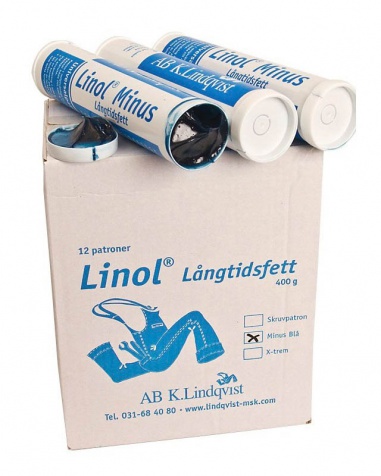 L�ngtidsfett Linol Minus bl� 12X400gr