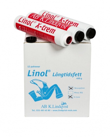 L�ngtidsfett Linol X-trem skruvpatron 400gr