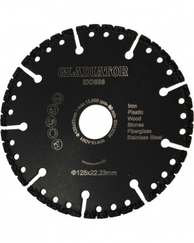 Diamantkapskiva Gladiator 125mm
