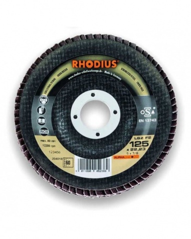 Lamellskiva Rhodius 125-P60