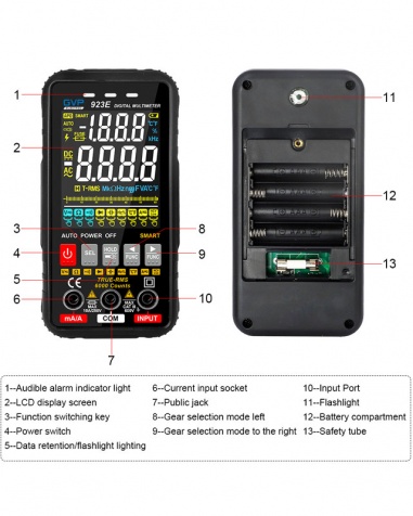 Multimeter Digital GVP 923E