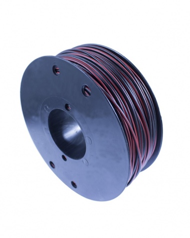 Elkabel RKUB Svart/röd 2x1,5mm² 50m