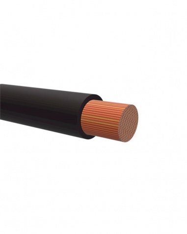 Elkabel svart 1x6,0mm