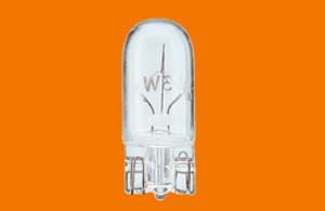 Gl�dlampa 3W 12V glassockel