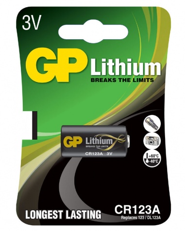 Lithiumbatteri GP CR123A-U1/123A