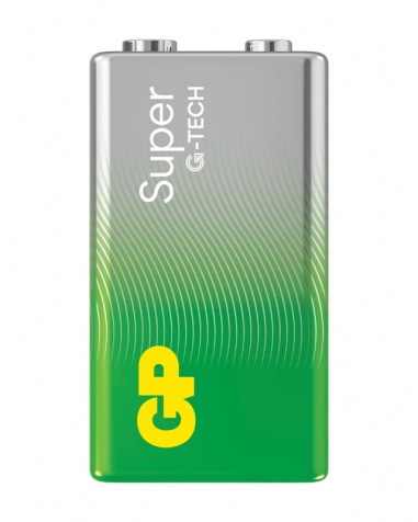 GP Super Alkaline 9V-batteri 1604A/6LF22