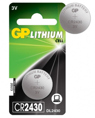 Knappcellsbatteri Lithium GP CR 2430