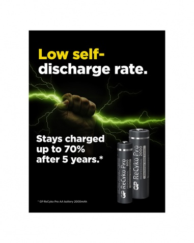 GP ReCyko Pro R6/AA 2000mAh 4-Pack