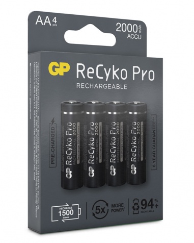 GP ReCyko Pro R6/AA 2000mAh 4-Pack
