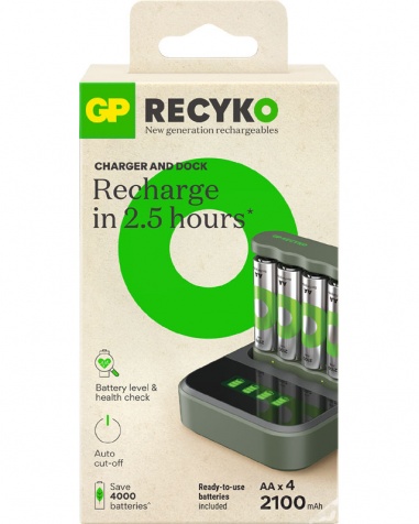 GP ReCyko Batteriladdare USB