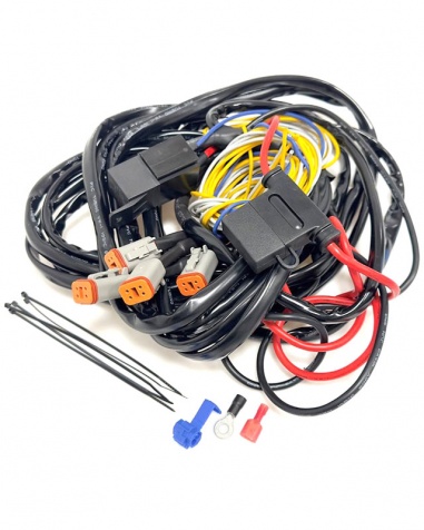 Extraljuskablage f�r 1-4 lampor 4-pol DT 12V