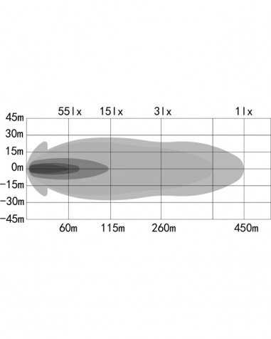 OZZ LP1 Regskyltsh�llare med Ljusramp Svart