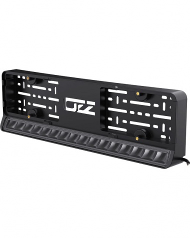 OZZ LP1 Regskyltsh�llare med Ljusramp Svart