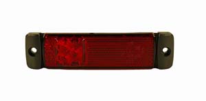 Positionslykta LED Röd 5m 12-24V