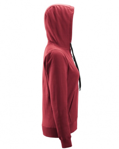 Snickers Zip Hoodie Dam 2806 Chili R�d