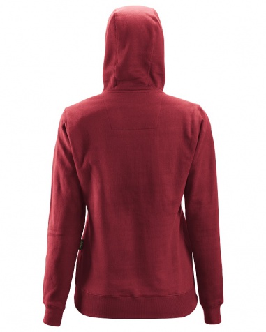 Snickers Zip Hoodie Dam 2806 Chili Röd