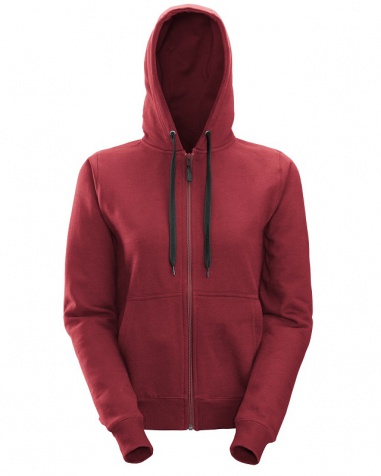 Snickers Zip Hoodie Dam 2806 Chili R�d
