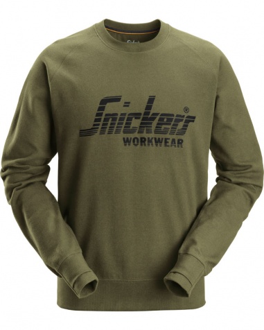 Snickers Logo College 2892 Khakigr�n