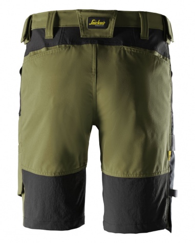 Snickers Shorts 6119 Stretch Khakigr�n/Svart