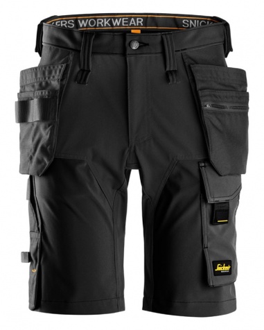 Snickers Stretch Hantverksshorts 6175 Svart