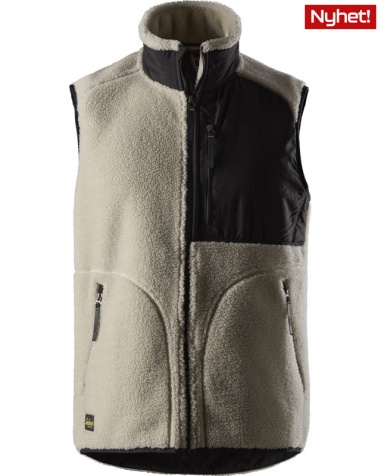 Snickers Teddyväst 8006 Sand/Svart