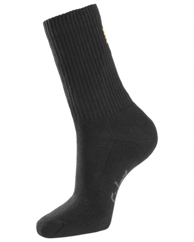 Snickers Bomullsstrumpa 9214 Svarta 3-Pack