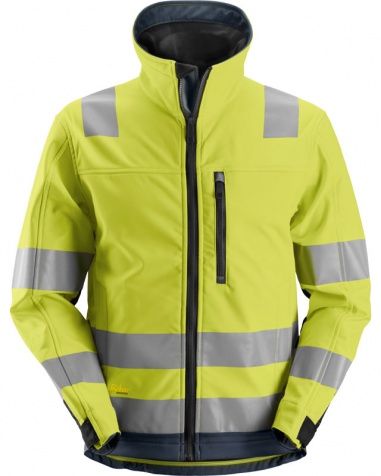 Snickers Varseljacka SoftShell 1230 Gul