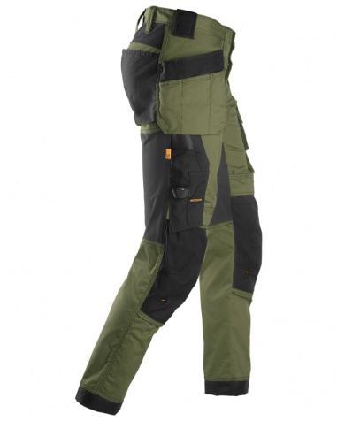 Snickers Hantverksbyxa 6241 Stretch Khakigrön