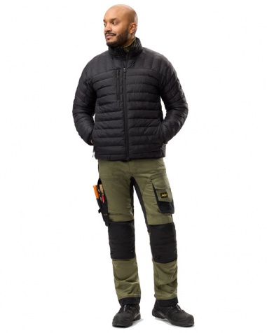 Snickers Hantverksbyxa 6241 Stretch Khakigrön