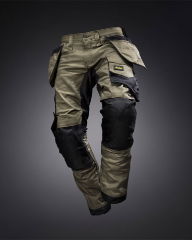 Snickers Hantverksbyxa 6241 Stretch Khakigrön
