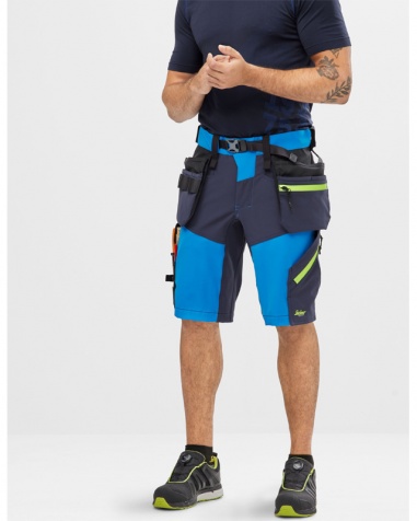 Snickers Softshellshorts Flexiwork Stretch 6140 Blå