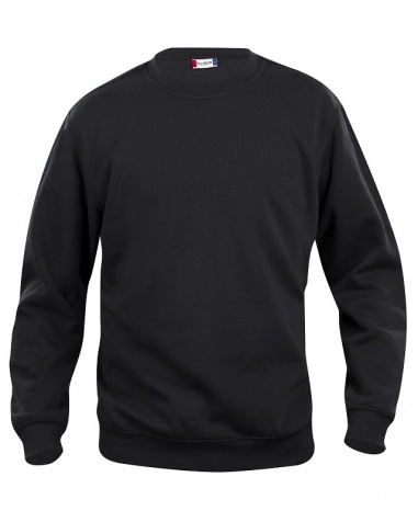 CLIQUE Collegetröja Basic Roundneck Svart
