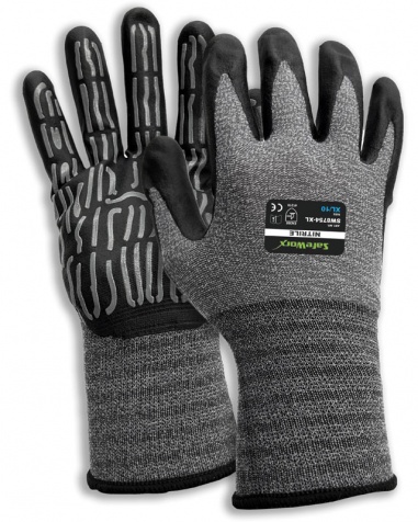 Monteringshandske SafeWorx Nitril Grip SW8754