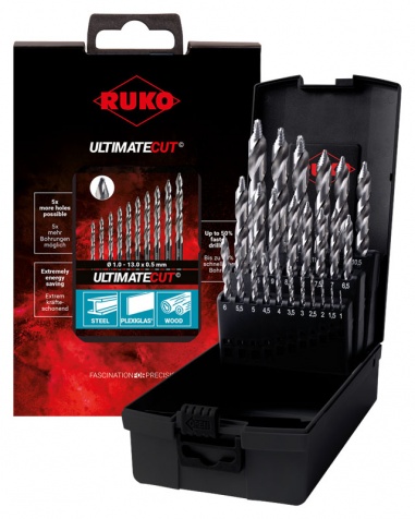 RUKO UltimateCut Spiralborrsats 1-13mm