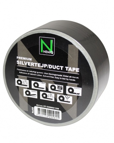 Silvertejp Nemiq Premium 10mx50mm