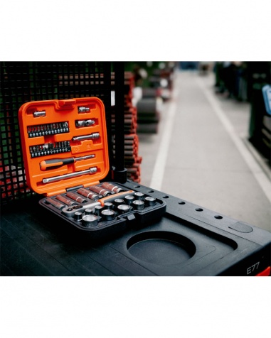 Hylsnyckelsats Bahco S51MC3H 3/8