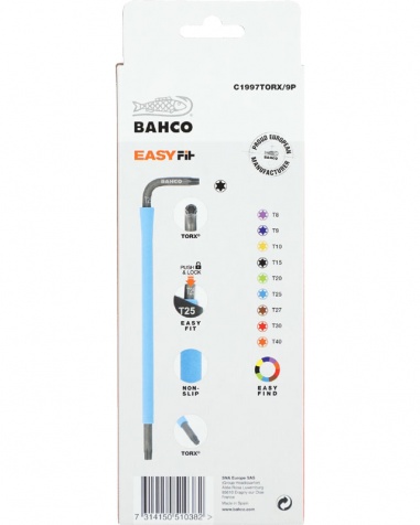 Bahco Torxnyckel-sats C1997T/9P