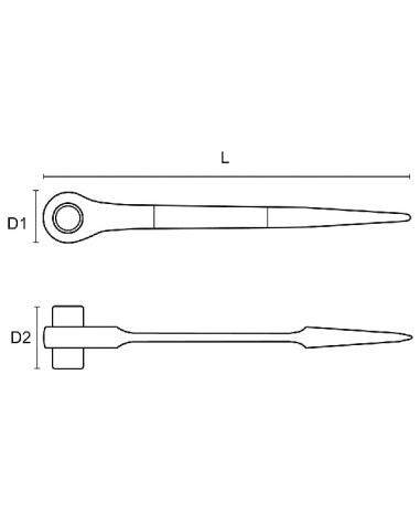 Bahco Ställningsnyckel 19-22mm