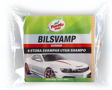 Turtle Bilsvamp 4-pack