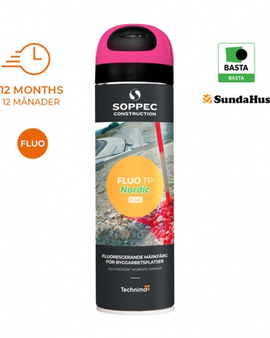 Märkfärg Soppec Fluo TP Cerise 500ml