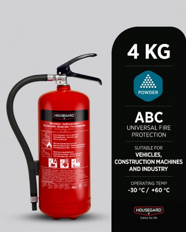 Pulversl�ckare Housegard 4kg 27A 233B C