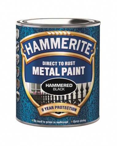 Hammerite Hammarlack Hammer Effect Svart 750ml