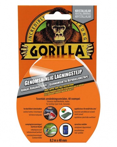 Gorilla Genomskinlig lagningstejp
