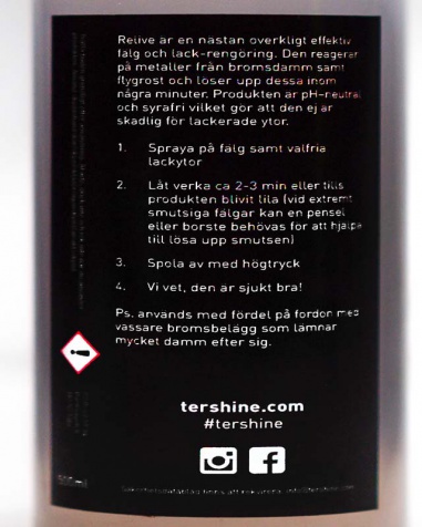 tershine Relive Wheel Cleaner - Iron Fallout